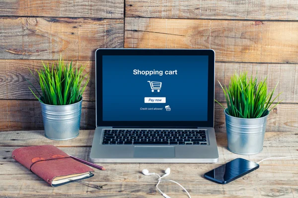 On line shopping. — Stock Photo, Image