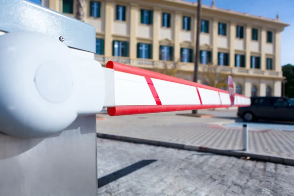 Voertuig toegang barrière. — Stockfoto