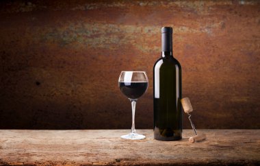 Chianti, Toskana, İtalya 'da üzüm bağında beyaz şarap