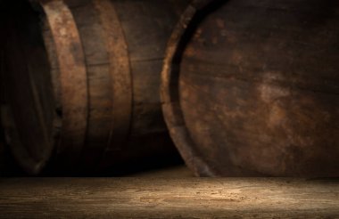 Şarap mahzeninde fıçılar, Porto, Portekiz