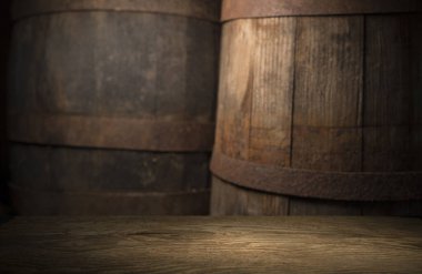 Şarap mahzeninde fıçılar, Porto, Portekiz
