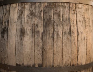 Eski fıçı. Kırpma yolu beyaz, izole.