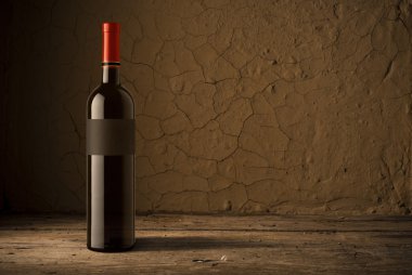 vineyard zemin üzerine Şarap kadehi