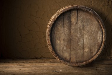 bir fıçı bira ile natürmort