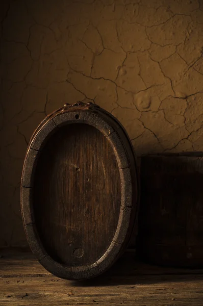 ビールの樽のある静物 — ストック写真