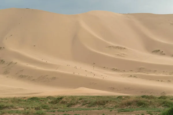 Hongoryn els dunas de arena en el desierto de gobi mongolia —  Fotos de Stock