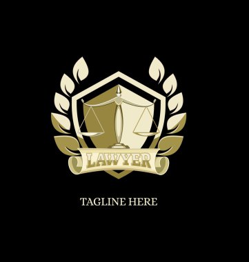 Altın avukat logosu