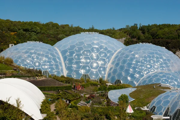 Eden Project Biomes and Landscapes — Stock Photo, Image