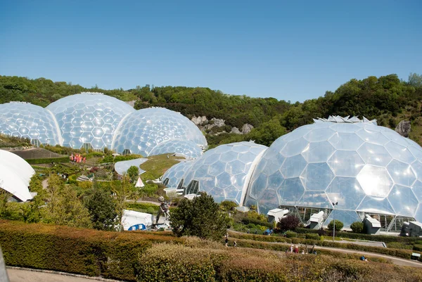 Eden Project Biomes and Landscapes — Stock Photo, Image