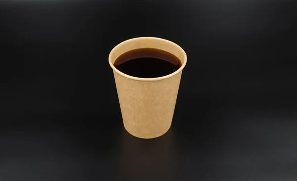 Cerca Taza Café Para Llevar Aislado Fondo — Foto de Stock