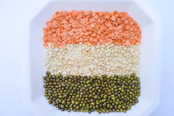 Bandeira Indiana Tema Dia República Indiana Retratada Pela Comida Salada — Fotografia de Stock