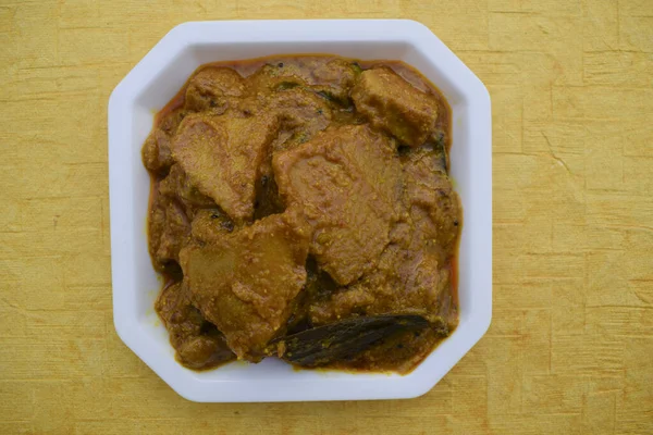 Curry Calabaza India También Conocido Como Kaddu Sabzi Delicioso Plato — Foto de Stock