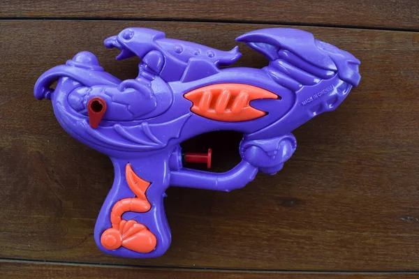 Pichkari, a water gun or toy gun used as props to shoot water and play on the occassion of Indian Holi festival celebrationg. Kids toy guns pinchkari