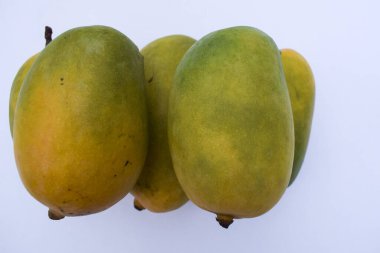 Gujarat ilçesinde yetişen Hindistan 'dan Lezzetli ve Taze Kesar Mango çeşitleri. Aromatik aromalı organik mango. Yaz mevsimi özel meyveleri Mangoe meyvelerin kralı olarak bilinir.