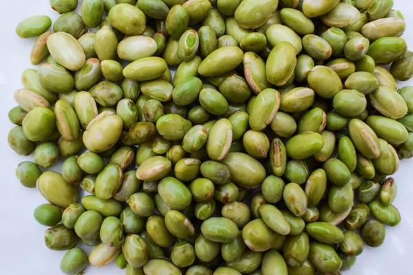 Closeup Hyacinth Beans Known Indian Papdi Valor Beans Used Making — Fotografia de Stock