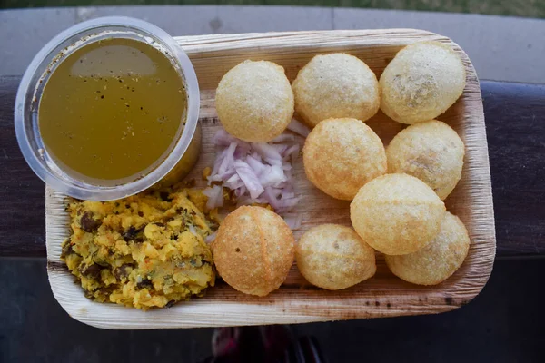 Heerlijke Pakoda Pyaz Pakode Bhajiya Indiase Pakistaanse Thee Tijd Snacks — Stockfoto