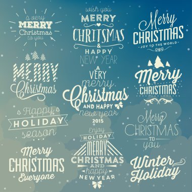 Noel tipografik arka plan belirleme