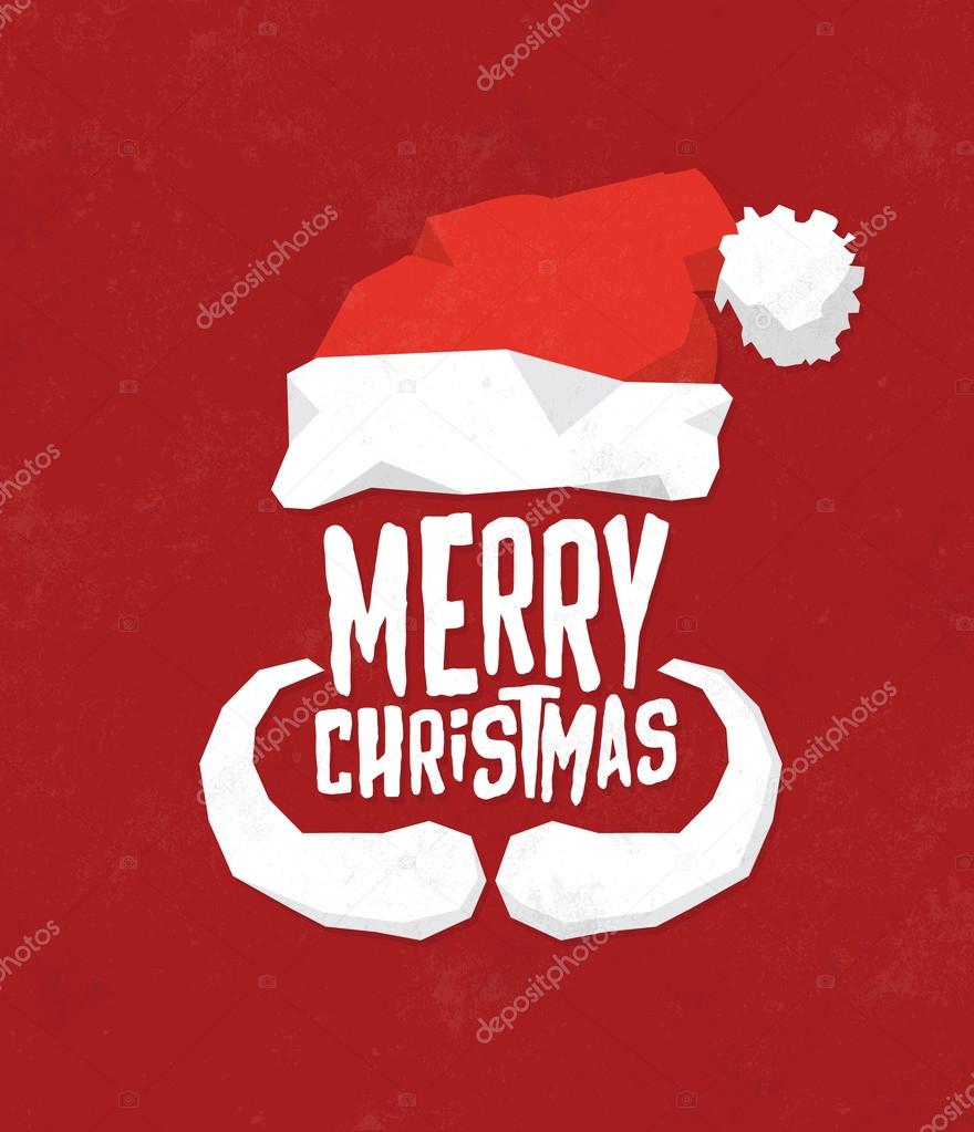 Christmas Typographic Background