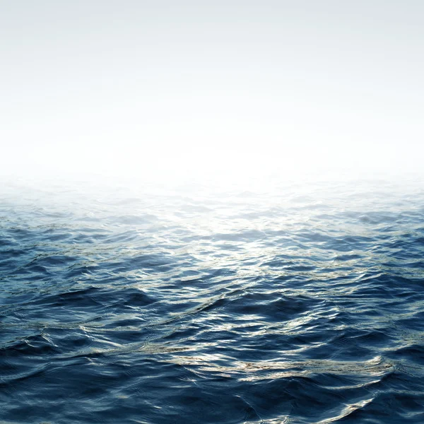 Blue sea with sky — Stock Photo, Image