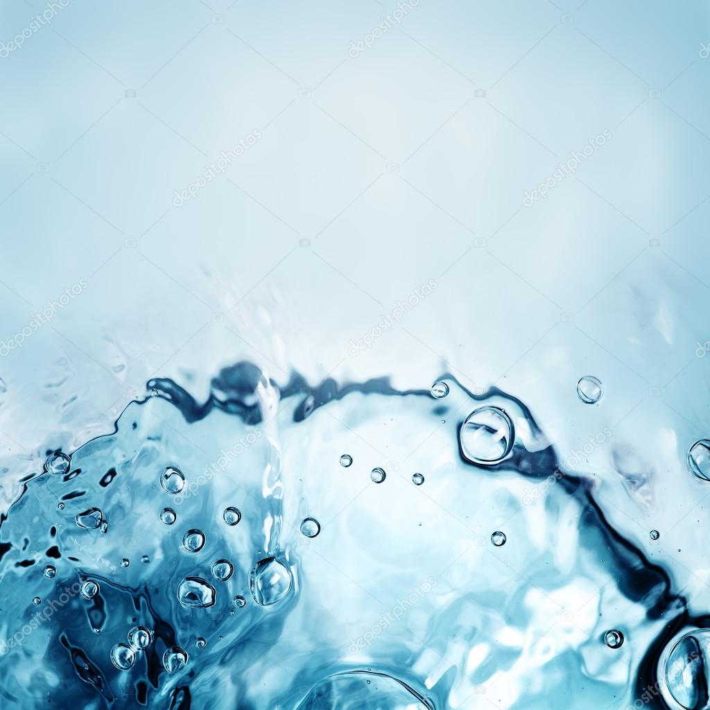 Bubbles on water surface