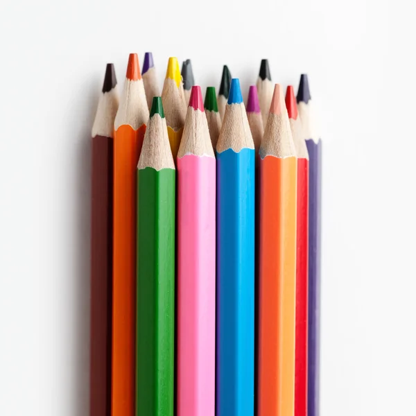 Assortment of colored pencils — Stock Photo, Image