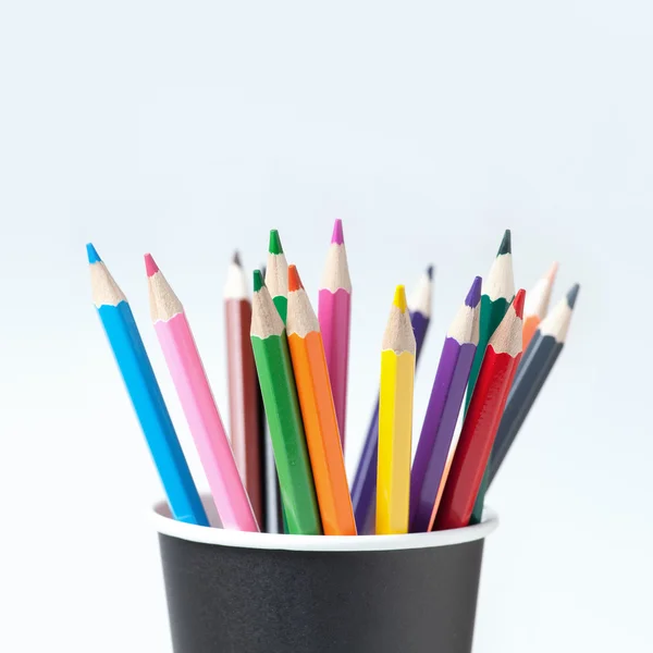 Colored pencils Selective focus — Stock Photo, Image