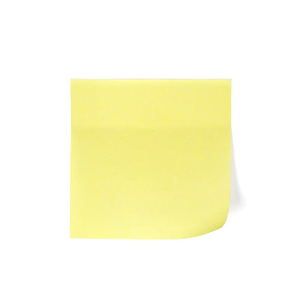 Bloco de notas amarelo Memo stick — Fotografia de Stock