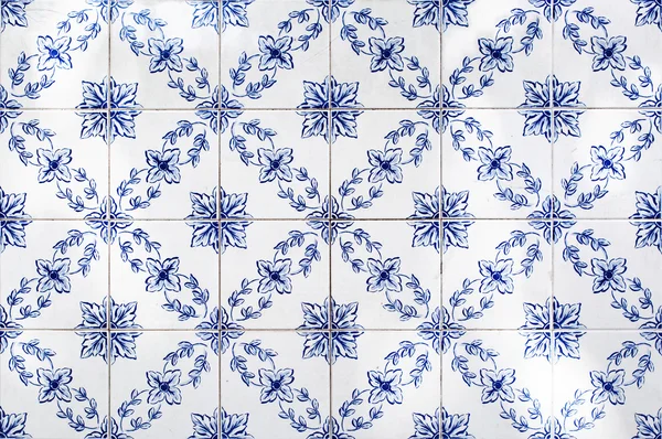 Azulejos azules — Foto de Stock