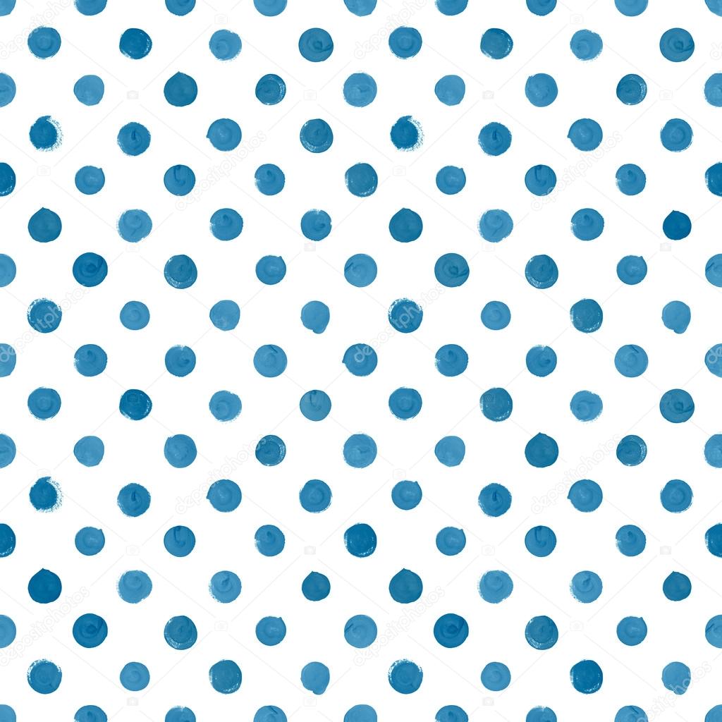 seamless blue watercolor pattern