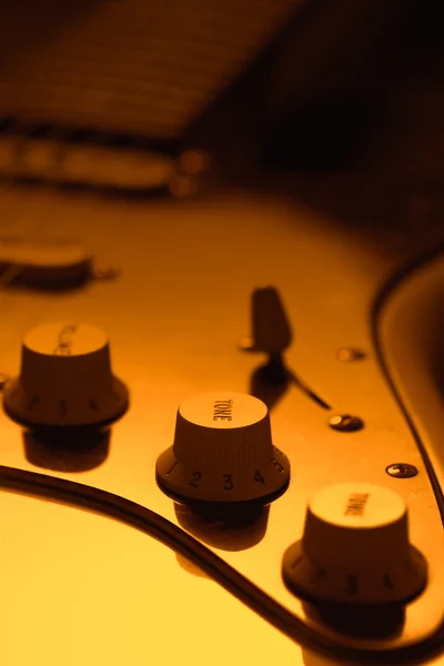 Detail of a electric guitar — Stock Photo, Image