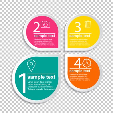 infographics seçenekleri afiş.