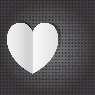 Sevgililer günü. Soyut kağıt Kalpler.