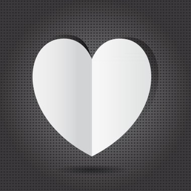 Sevgililer günü. Soyut kağıt Kalpler.