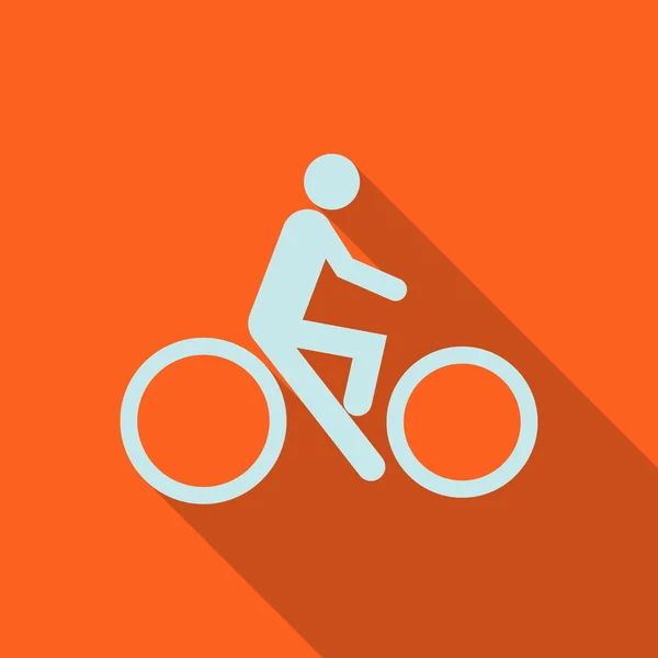 Teken de fietsen. Illustrator EPS-10 — Stockvector