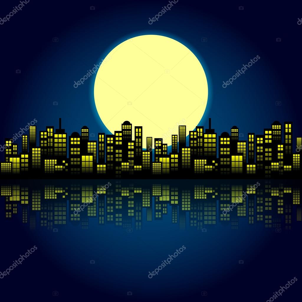 Style Cartoon Night City Skyline Background. Stock Vector Image by ©jirawat #115920570 Style Cartoon Night City Skyline Background. Stock Vector Image by ©jirawat #115920570