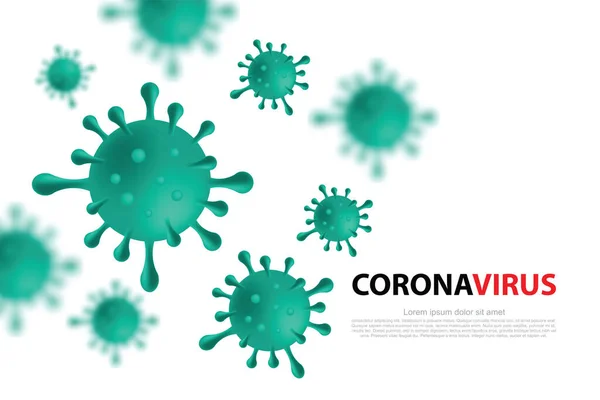 Coronavirus Bacteria Cell Icon 2019 Ncov Covid 2019 Covid Novel — Stockvector