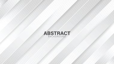 Gri ve beyaz soyut arkaplan fütürizm ve modern konsept.