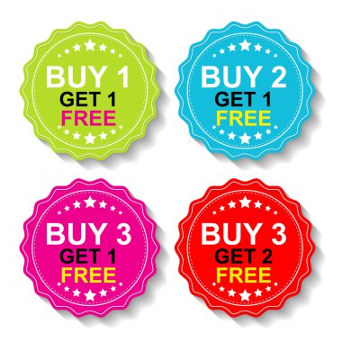 Etiket veya pazarlama kampanyası için etiket.