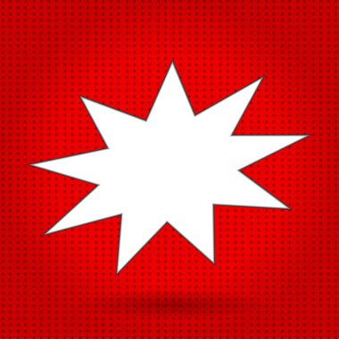 Kağıt Konuşma Kabarcığı, Vektör İllüstrasyonu