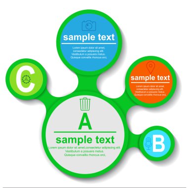 infographics seçenekleri afiş.