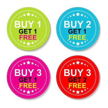 Etiket veya pazarlama kampanyası için etiket.