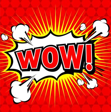 Vay canına! Komik konuşma balonu, çizgi film