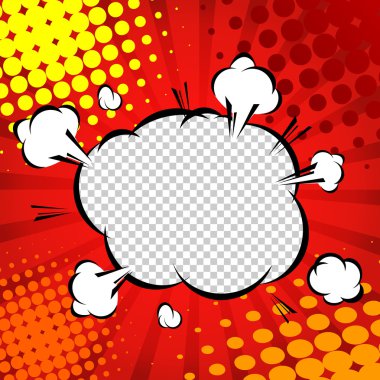 Komik konuşma balonu, çizgi film.