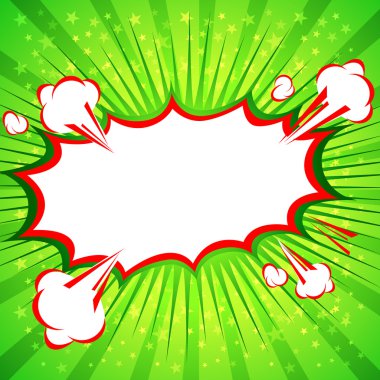 Komik konuşma balonu, çizgi film.