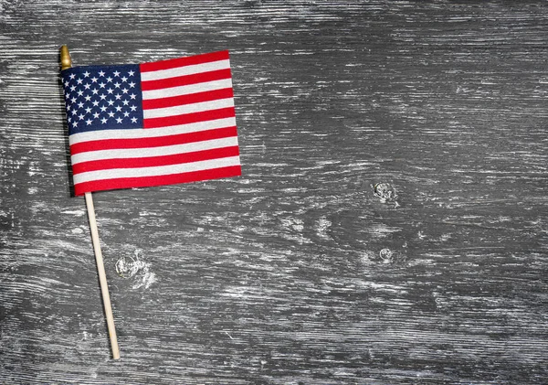 Feliz 4 de julio es el Día de la Independencia de las Américas, fiesta patriótica estatal nacional. Bandera de Estados Unidos. Día de los Caídos. Día de los Veteranos. — Foto de Stock