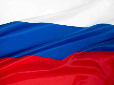 Ulusal bayram 12 Haziran Rusya günüdür. Rus Bayrağı yakın plan