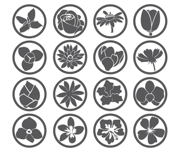 Bloem vector pictogram — Stockvector