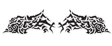 vektör Dövme gömlek