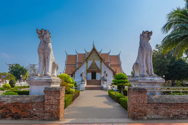Wat Phumin es un templo tradicional tailandés único de la provincia de Nan  , — Foto de Stock