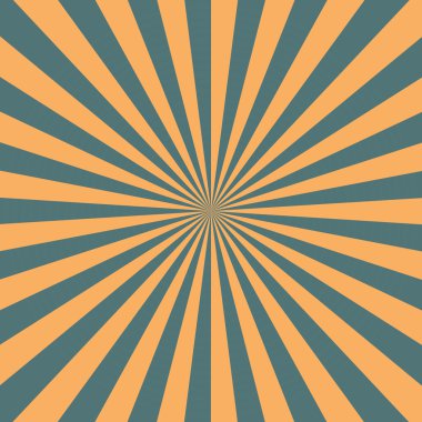 Mavi ve sarı sunburst desen arka plan